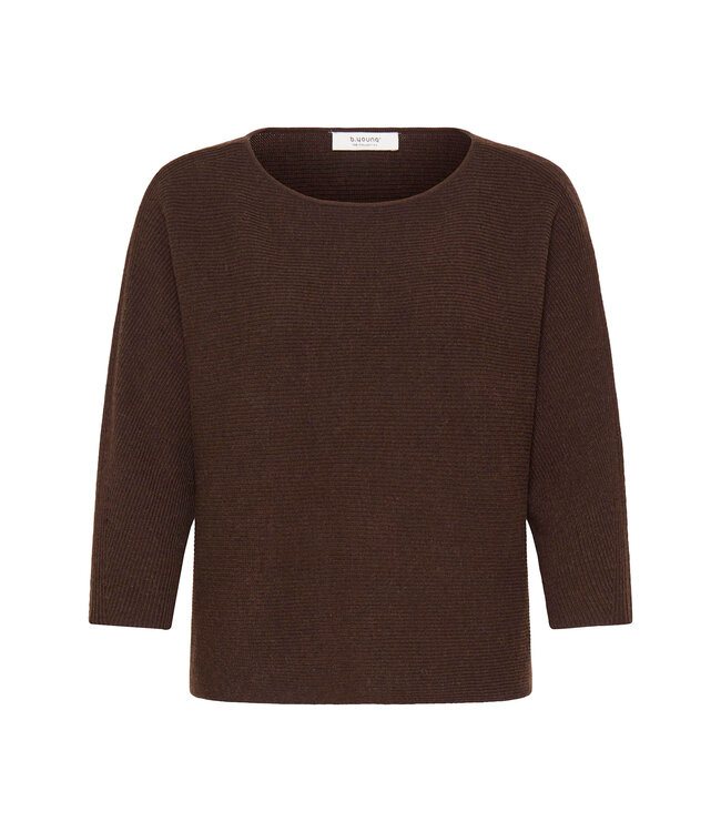 B. Young 3/4 Sleeve Sweater - Java Melange