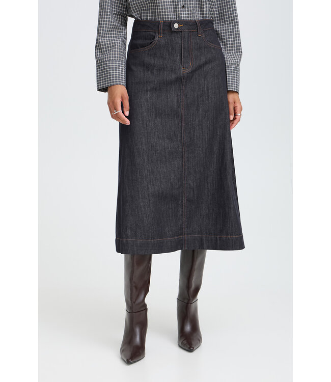 B. Young Denim Skirt - Dark
