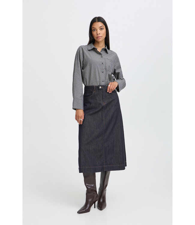 B. Young Denim Skirt - Dark
