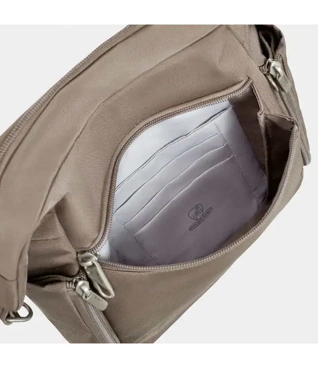 Travelon Anti-Theft Classic Messenger Bag - Hazelnut