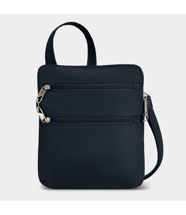 Travelon Anti-Theft Classic Slim Double Zip Crossbody - Midnight