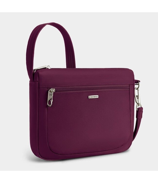 Travelon Anti-Theft Classic Small Crossbody - Burgundy