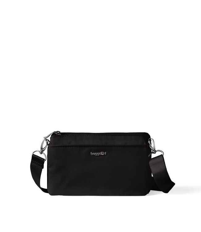 Baggallini Perry Crossbody - Black Twill
