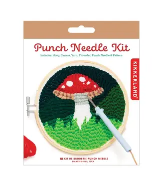 Kikkerland Design Inc. Punch Needle Kit - Mushroom