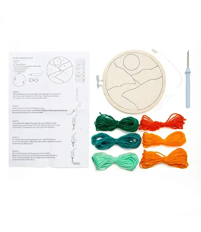 Kikkerland Design Inc. Punch Needle Kit - Landscape