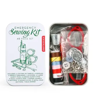 Kikkerland Design Inc. 48 Piece Emergency Sewing Kit
