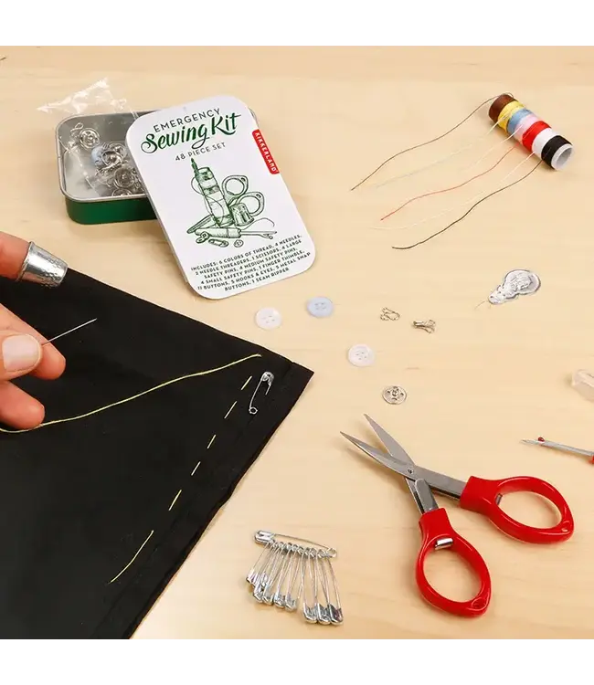 Kikkerland Design Inc. 48 Piece Emergency Sewing Kit