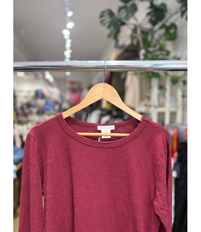 Mododoc Crew Neck Long Sleeve - Astroberry