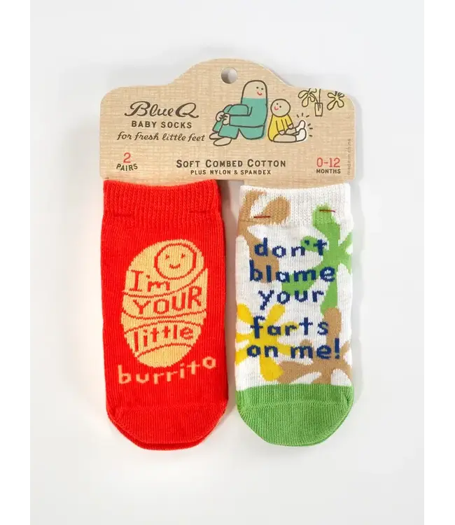Blue Q Baby Socks - I'm Your Little Burrito