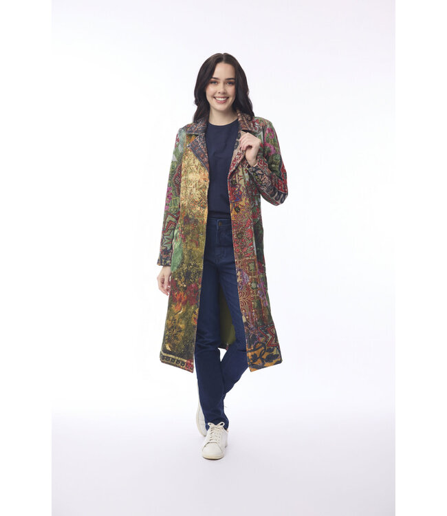 Orientique Long Coat - Digital