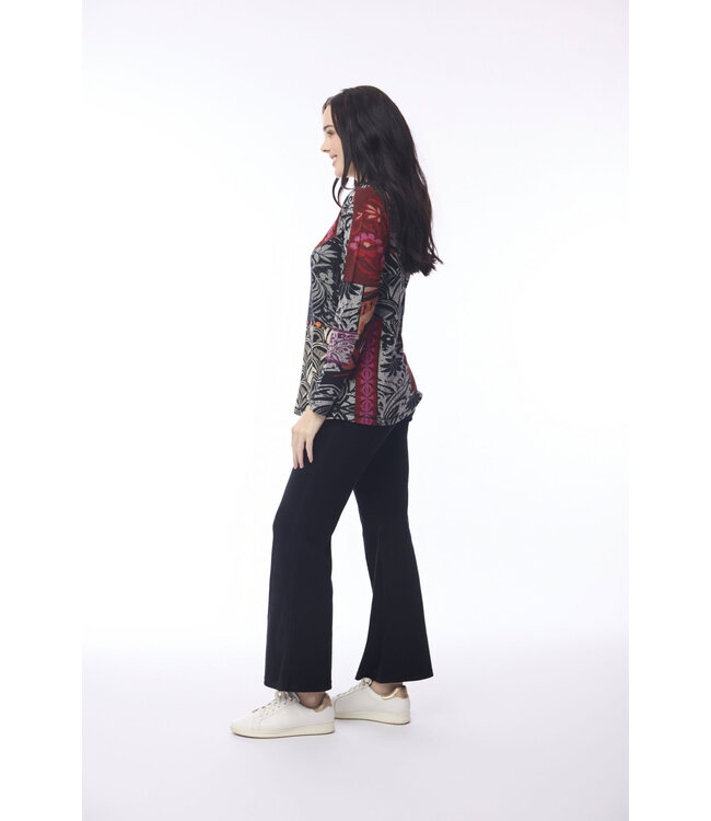 Orientique Giza Patch Top - Black