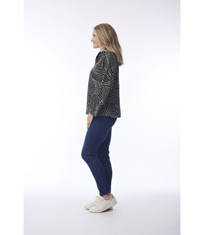 Orientique Benin Asymmetric Top - Black