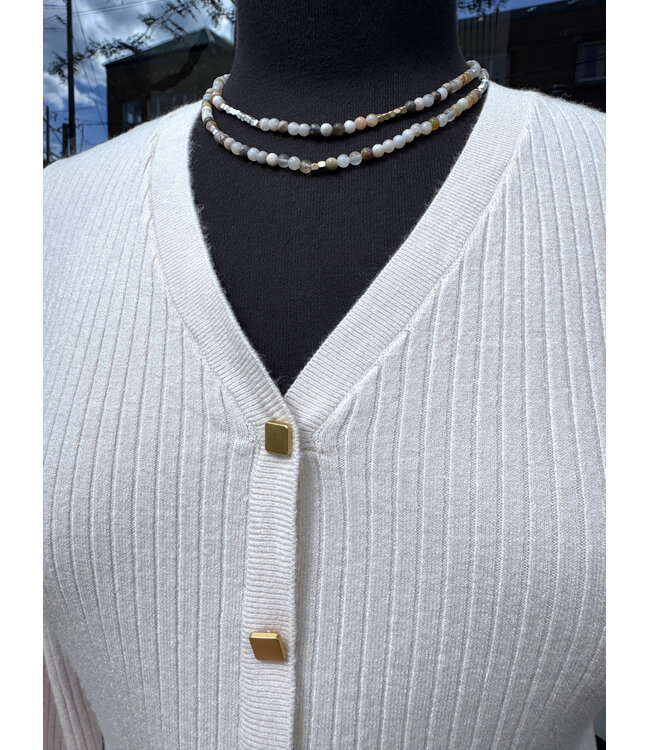 C & S The Label Allysa Knit Pullover - Sand