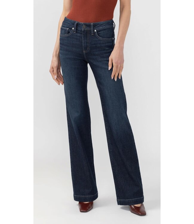 Silver Jeans Avery Trouser Curvy High Rise - Analog