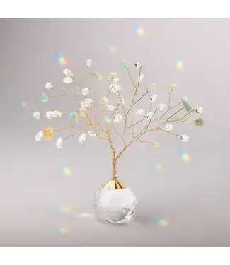 Scout Tree of Courage Suncatcher - Amazonite / Gold