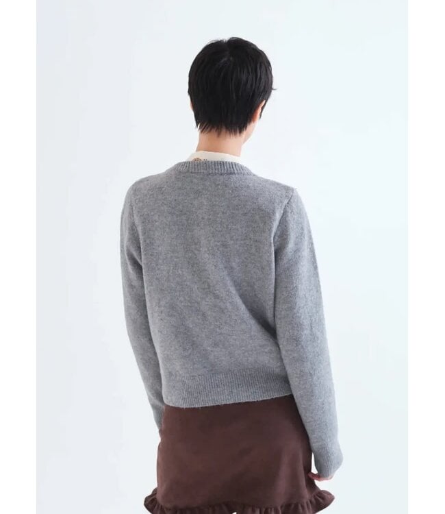 Compania Fantastica Mini Button Cardigan - Grey