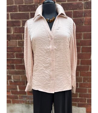 C & S The Label Liva Blouse - Sand