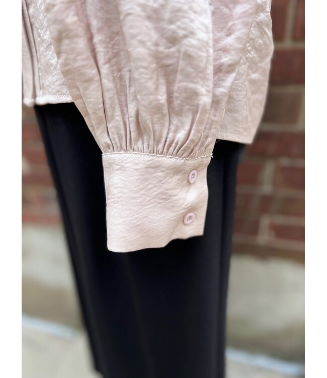 C & S The Label Liva Blouse - Sand