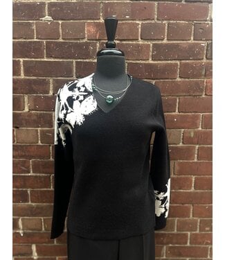 Point Zero Asymmetric Sweater - Black