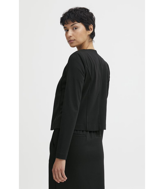 ICHI Kate Short Blazer - Black