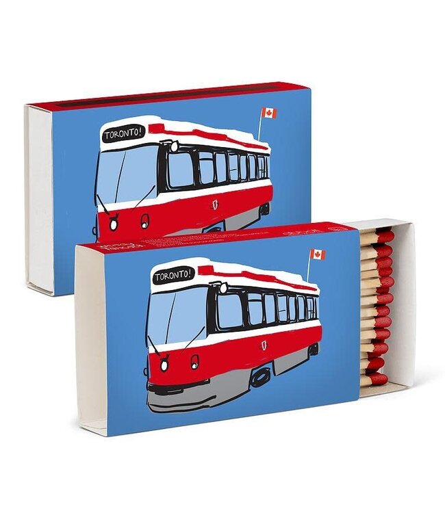 Abbott Toronto TTC Streetcar Matches - 4"