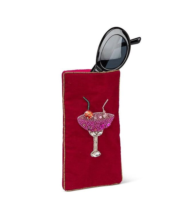 Abbott Velvet Glasses Case - Cosmopolitan