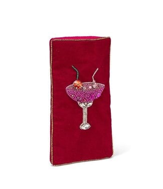 Abbott Velvet Glasses Case - Cosmopolitan