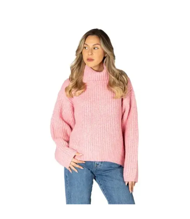 Lyla + Luxe Knit Turtle Neck - Peony