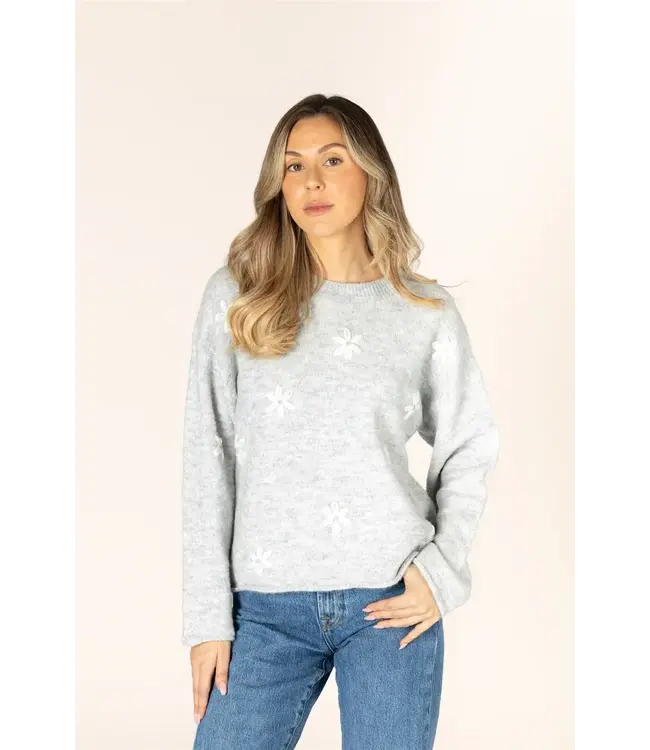 Lyla + Luxe Daisy Sweater - Sterling
