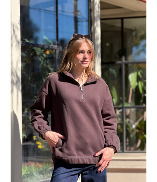 Yoku Sweater - Dark Brown
