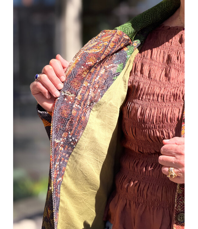 Orientique Long Coat - Digital