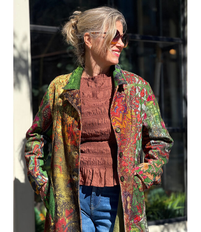 Orientique Long Coat - Digital