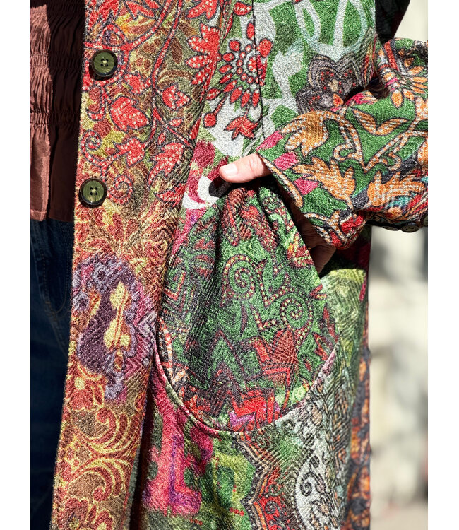 Orientique Long Coat - Digital