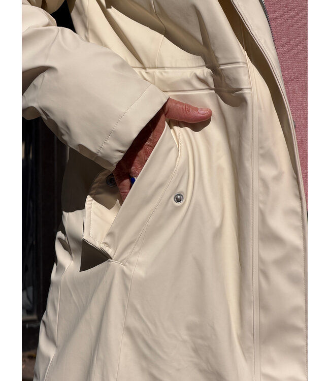 Monadisa Warm Raincoat - Ecru