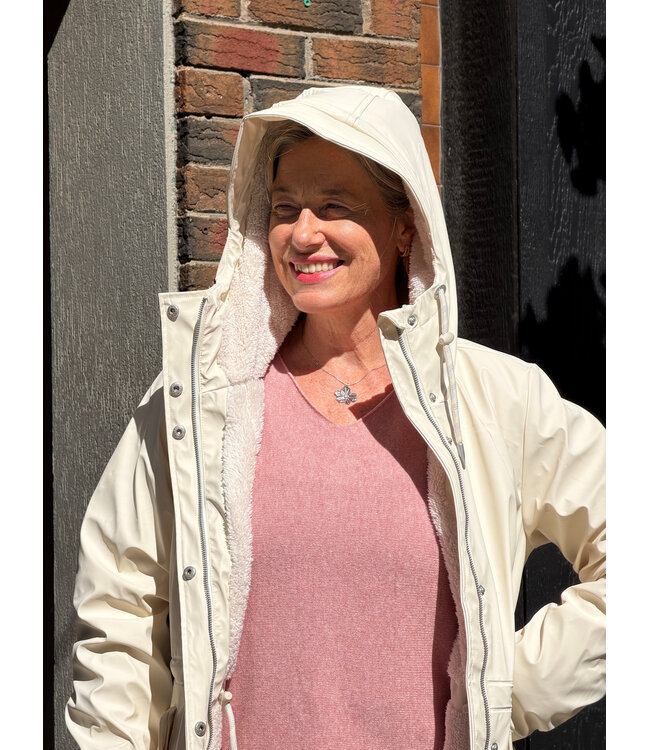 Monadisa Warm Raincoat - Ecru