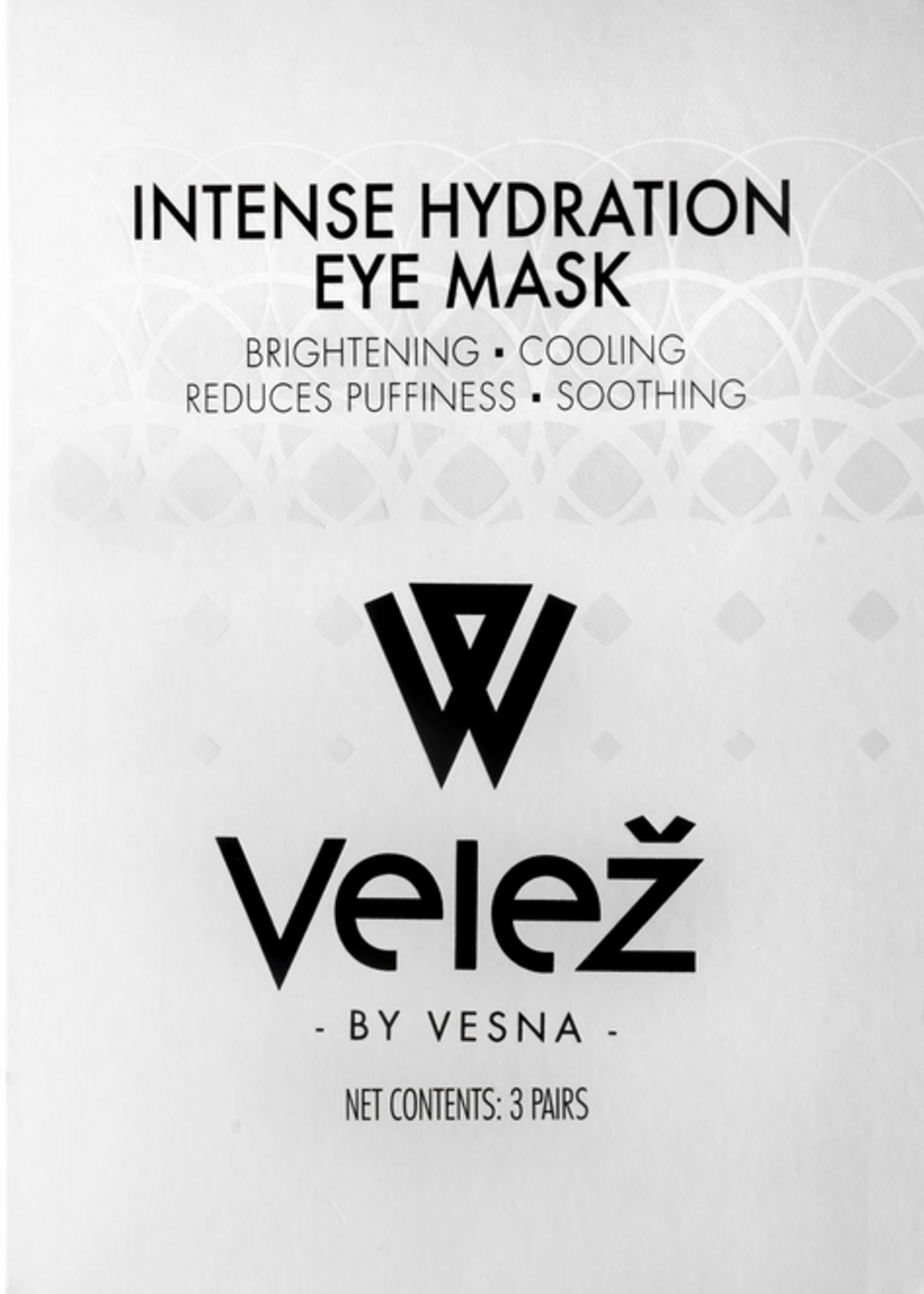 Velez Velez Intense Hydration Eye Mask 3-pack