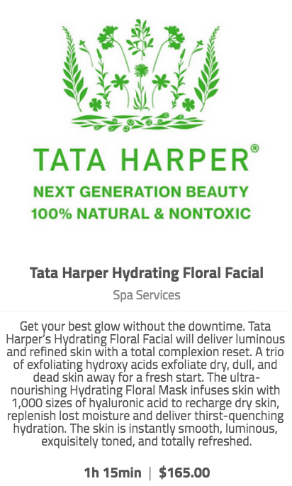 Tata Harper Hydrating Floral Facial