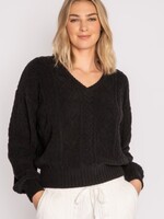 P.J. Salvage L/S Cable Lounge Top