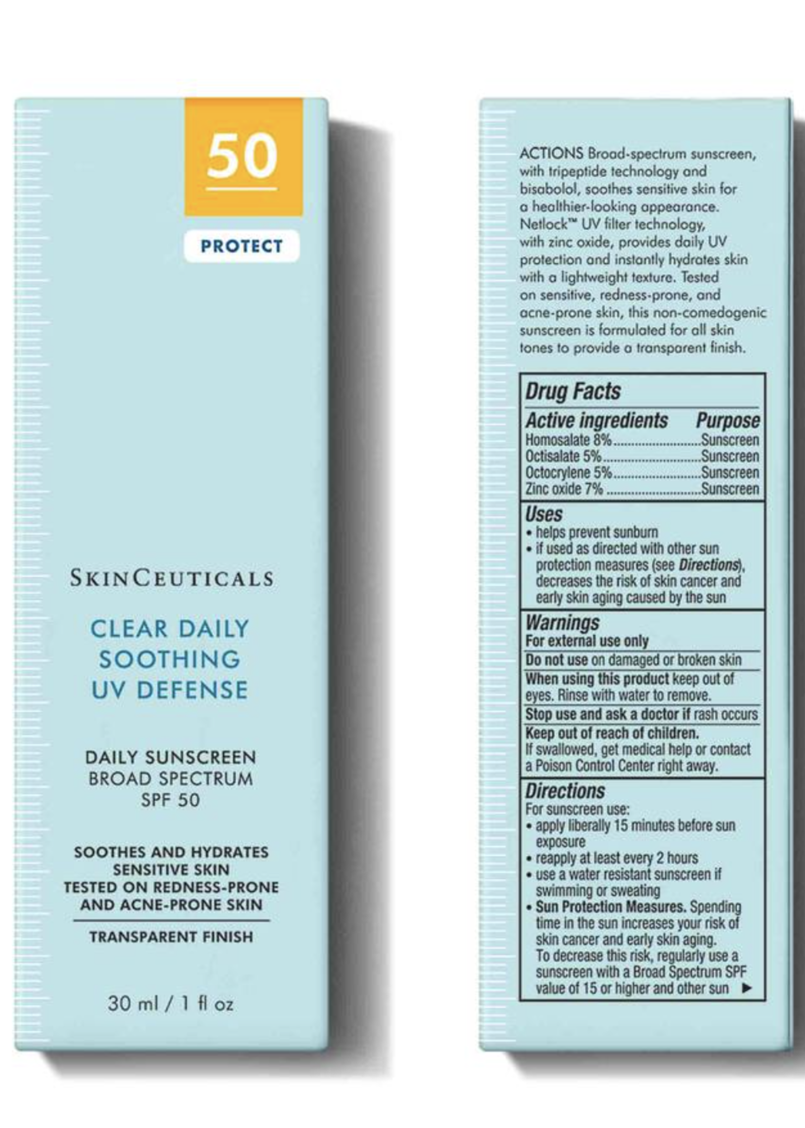 SkinCeuticals Clear Daily Soothing UV Defense