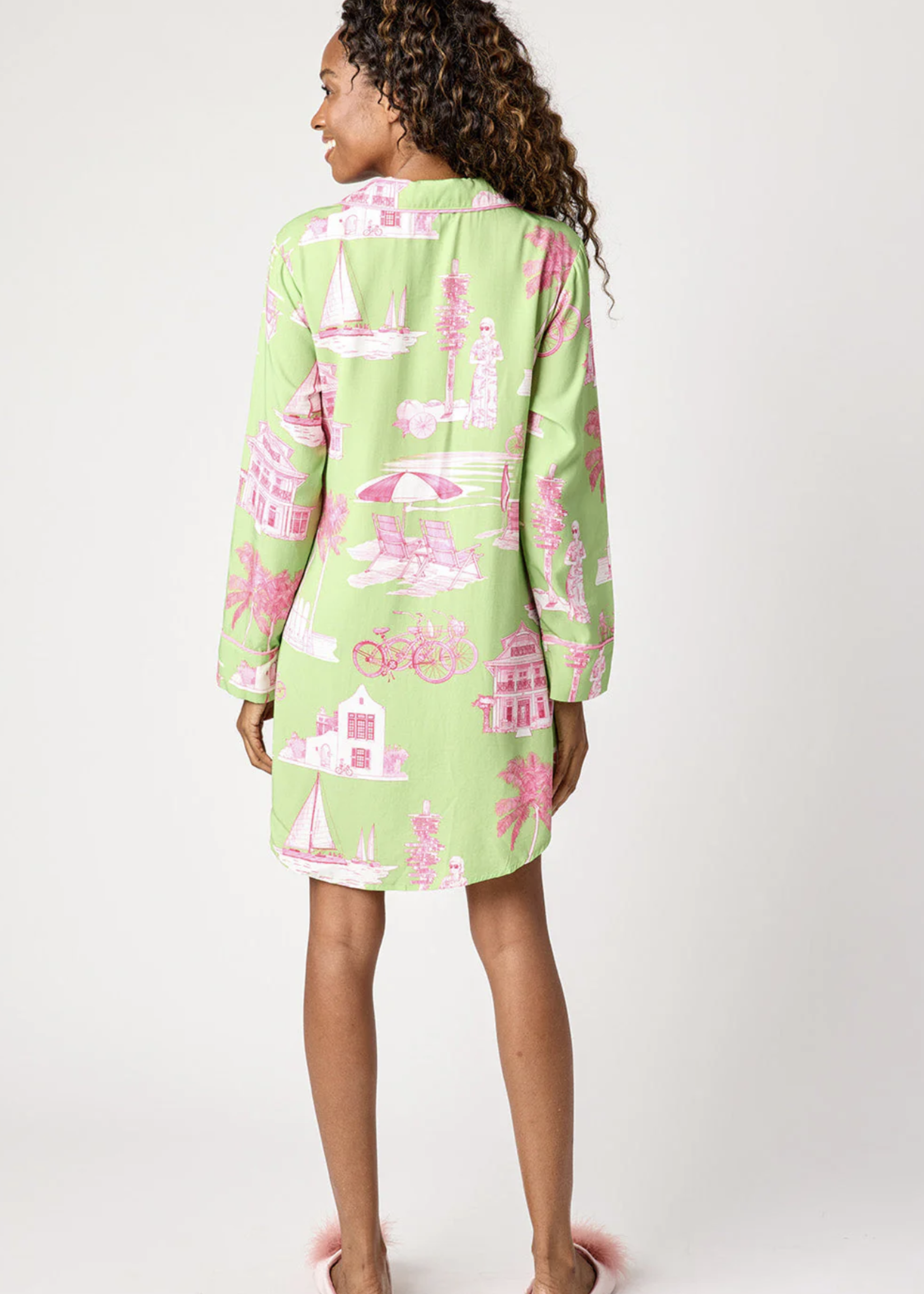 Katie Kime Toile Sleep Shirt