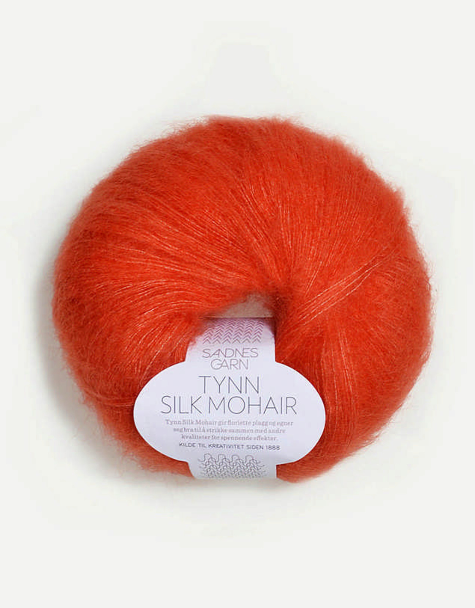 Tynn Silk Mohair 3818 orange - The Blue Purl -