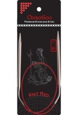 Chiao Goo Chiao Goo Red Lace US 6 32"