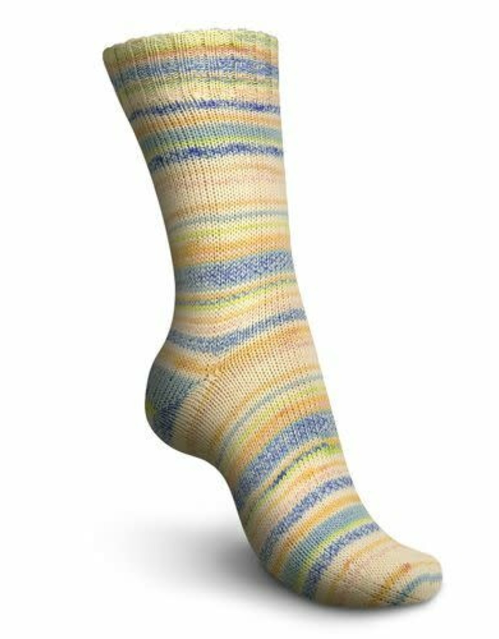 Regia Regia Funky Stripes 4 ply jade and blue