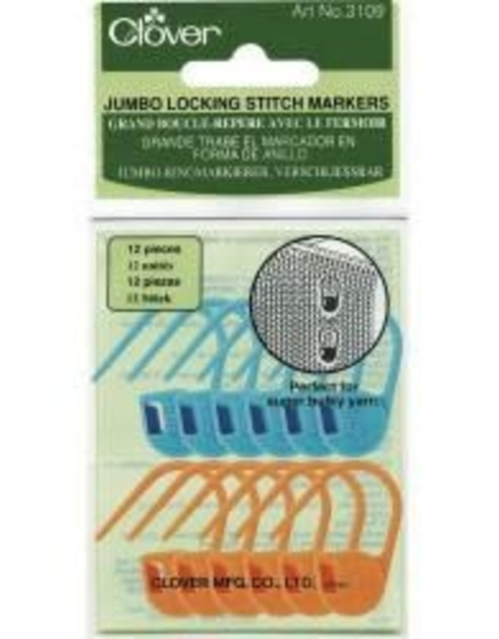 Clover Clover 3109 Locking Stitch Markers jumbo