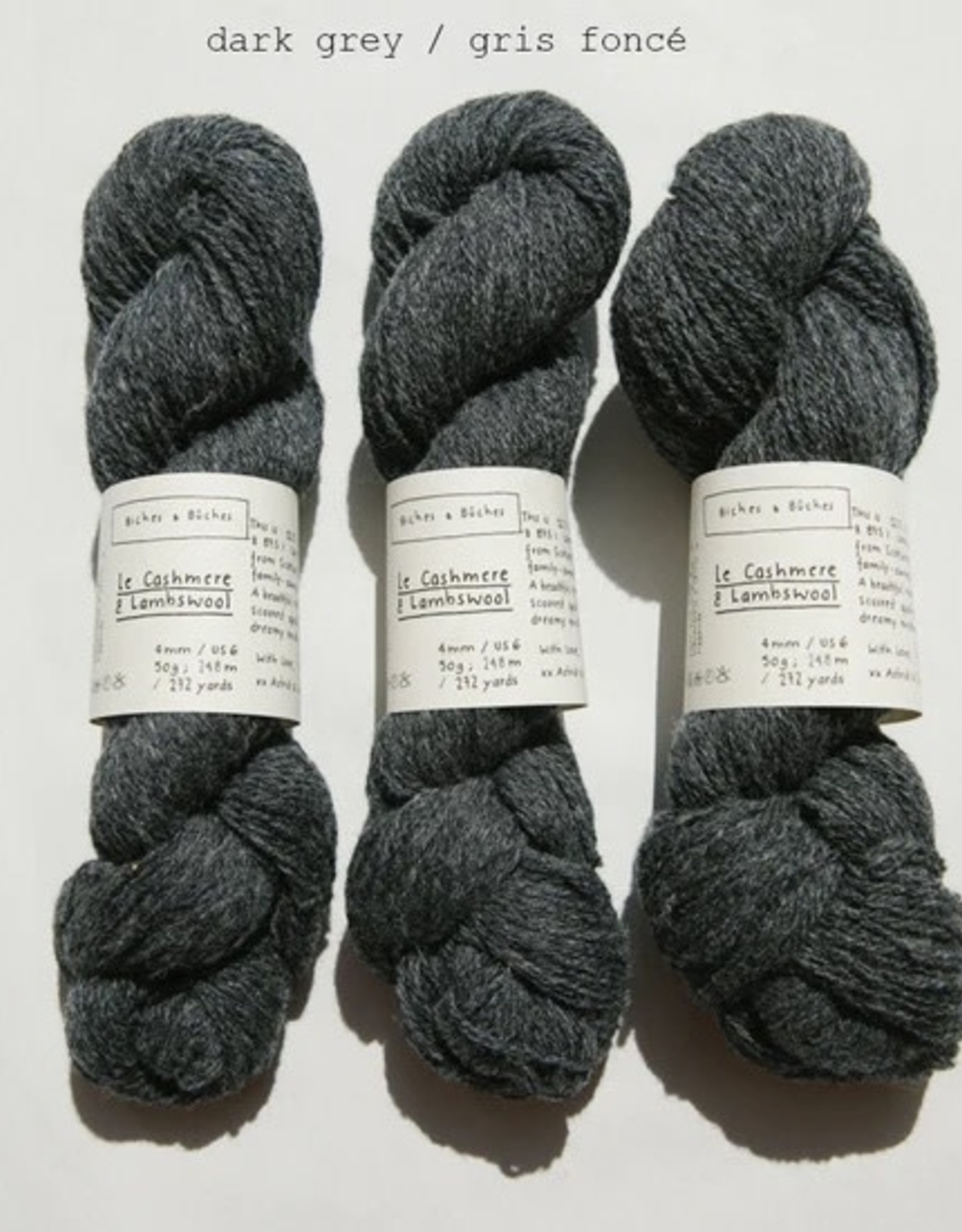 Biches & Buches Le Cashmere & Lambswool dark gray