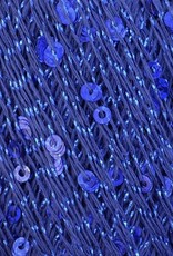Rozetti Cotton Gold 1100 blue with blue sequins