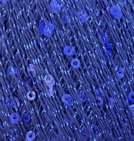 Rozetti Cotton Gold 1100 blue with blue sequins