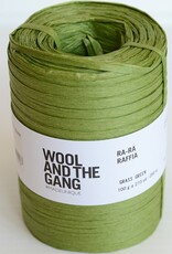 Wool & The Gang Ra Ra Raffia grass green