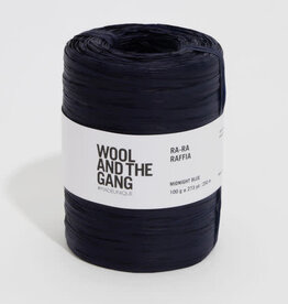 Wool & The Gang Ra Ra Raffia midnight blue