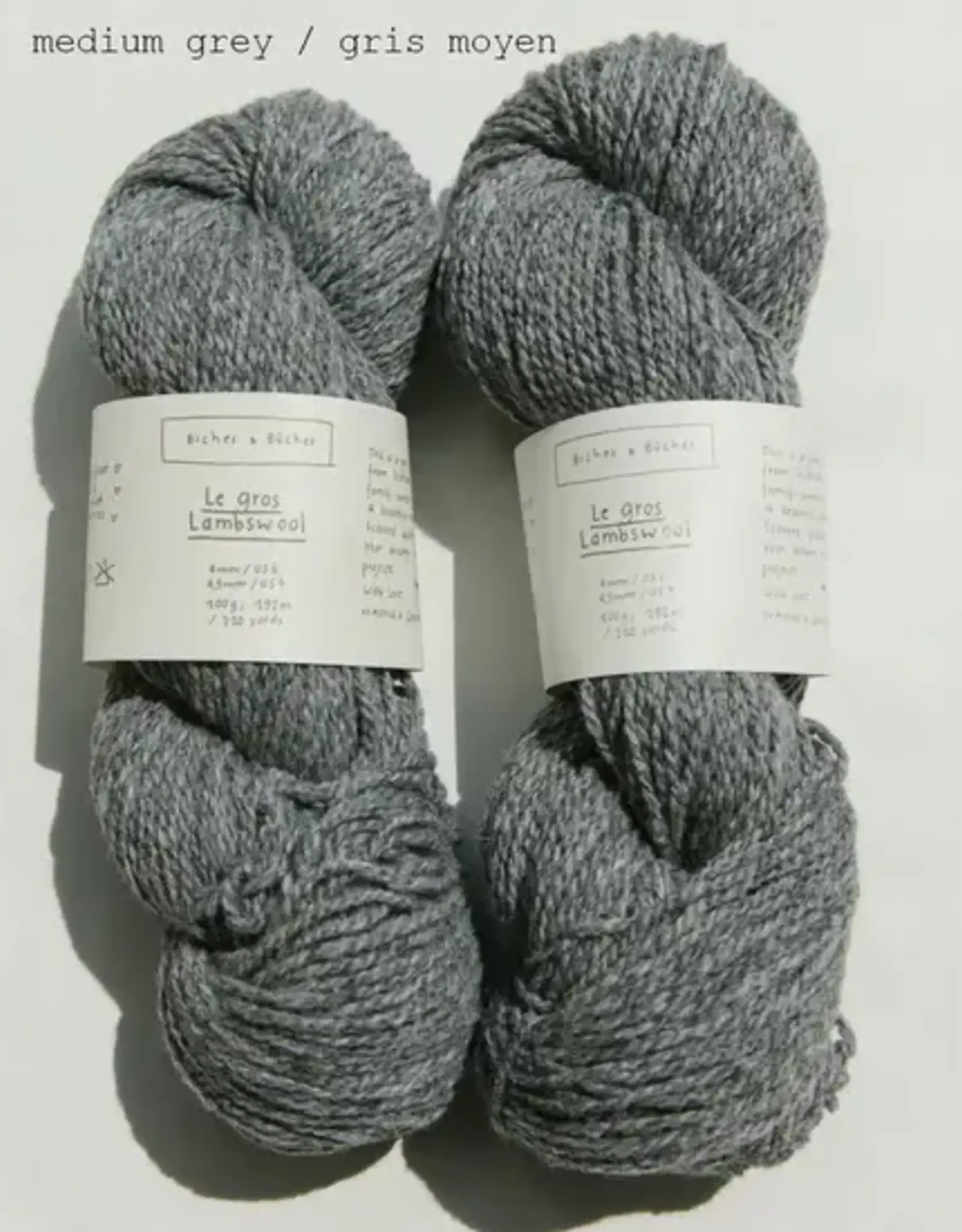 Biches & Buches Le Gros Lambswool medium grey